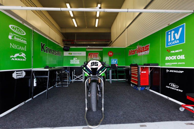 Erik Morillas, piloto en el CEV
