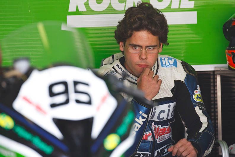 Erik Morillas, piloto en el CEV