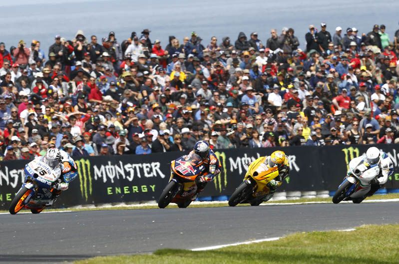 Moto3 en el Gran Premio de Australia 2012.