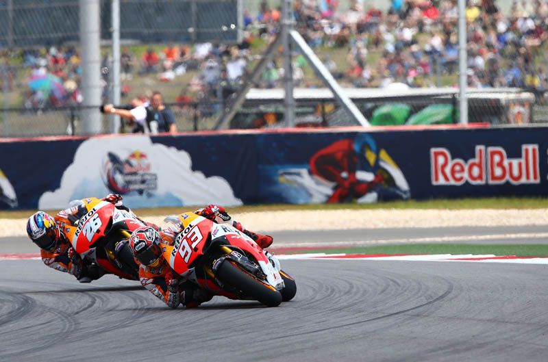 Primera victoria de Marc Márquez en MotoGP (Austin). 2013. Honda