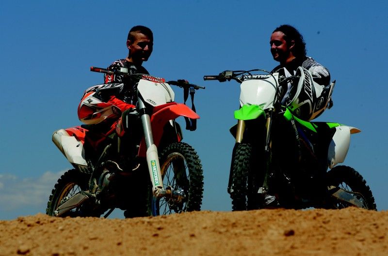 Comparativa cross 450 Moto Verde