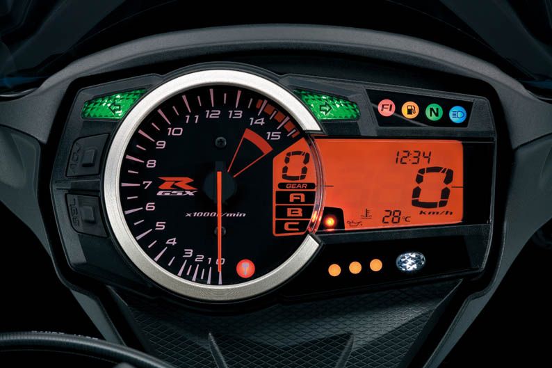 Cuadro de instrumentos de la Suzuki GSX-R 1000