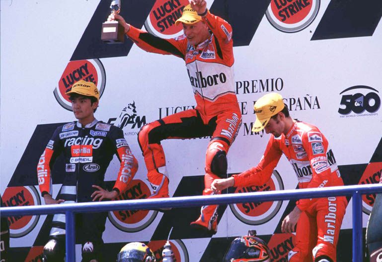 Max Biaggi (Honda). 1997