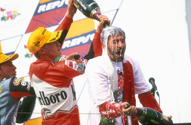 Max Biaggi (Honda). 1997