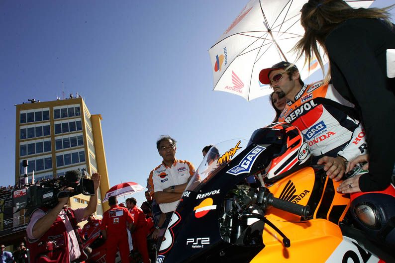 Max Biaggi (Honda). 2005