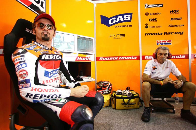 Max Biaggi (Honda). 2005