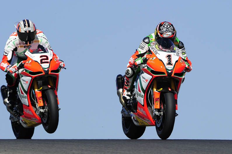 Max Biaggi (Aprilia). 2011