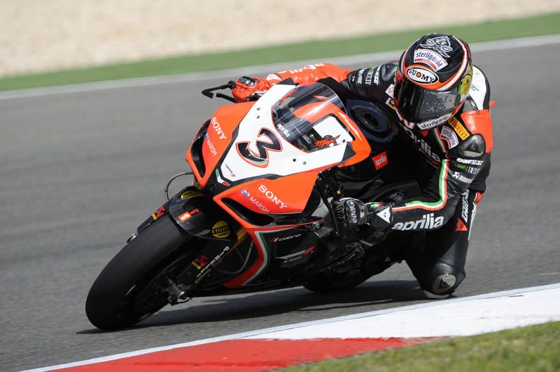 Max Biaggi (Aprilia). 2012