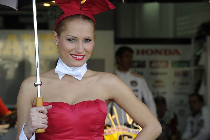 Las chicas del GP de Valencia 2012