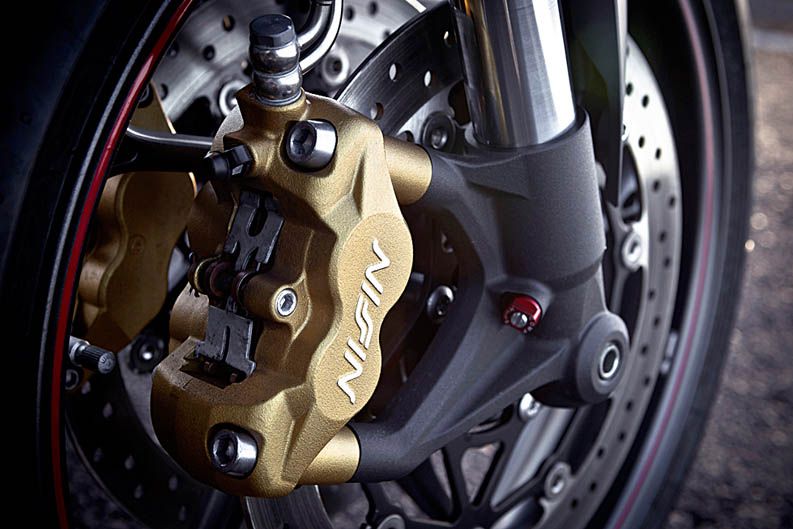 Detalle de la Triumph Street Triple R