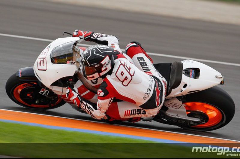 Marc Márquez, con su Honda de MotoGP