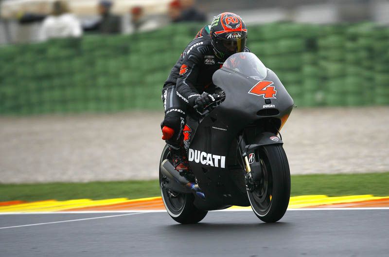 Andrea Dovizioso. Entrenamientos Valencia. Pretemporada 2013
