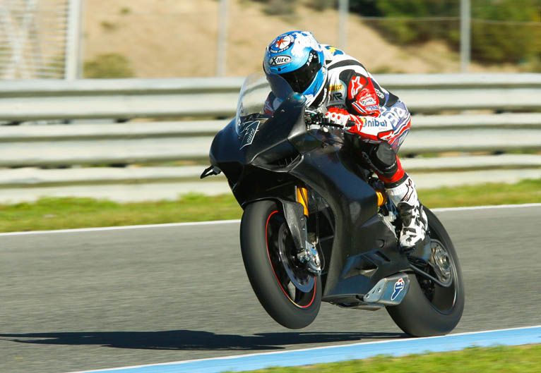 Carlos Checa. Pretemporada 2013. Jerez
