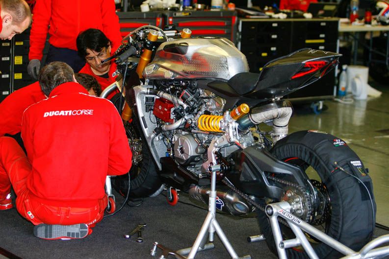 Ducati Panigale. Pretemporada 2013. Jerez