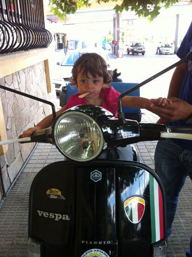 Vuelta a España en Vespa.