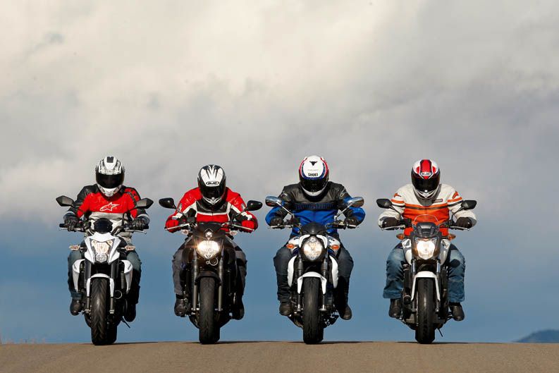 Comparativa Naked: Honda NC700S, Kawasaki ER-6N, Suzuki Gladius 650, Yamaha XJ6
