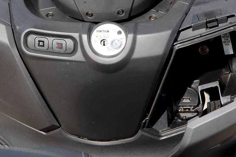 SYM Joymax 300i GTS, equipamiento