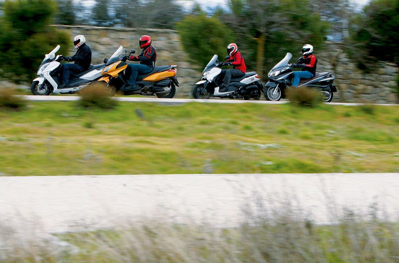 Comparativa scooter 300 GT