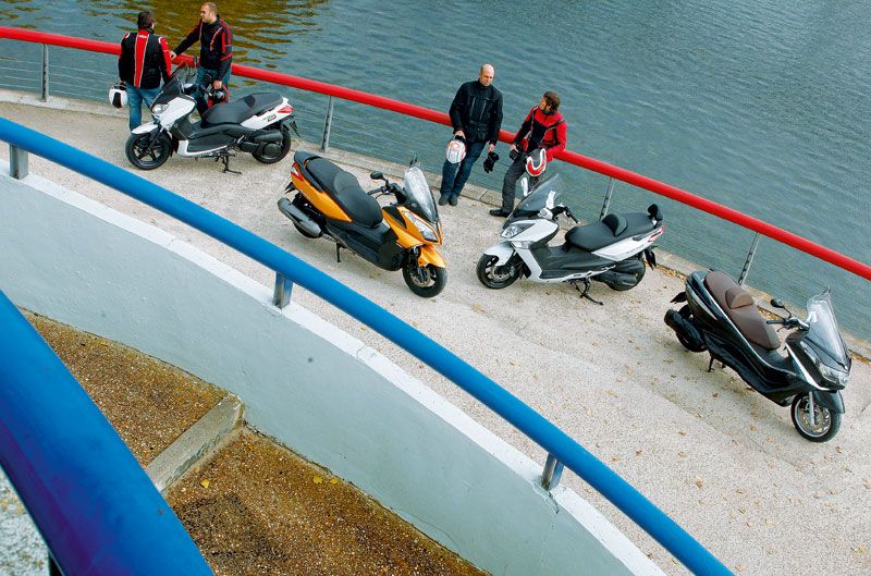 Comparativa scooter 300 GT