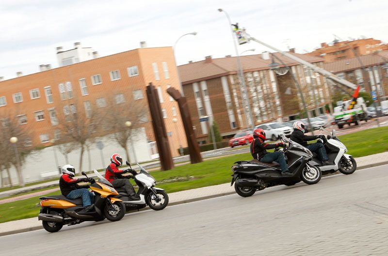 Comparativa scooter 300 GT
