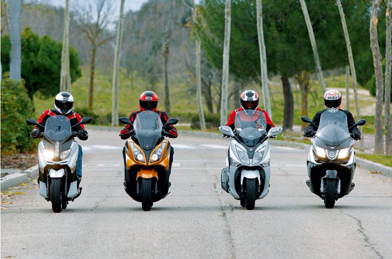 Comparativa scooter 300 GT