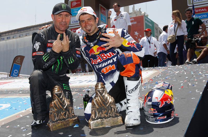 Dakar 2013. Cyril Despres y Stephane Peterhansel