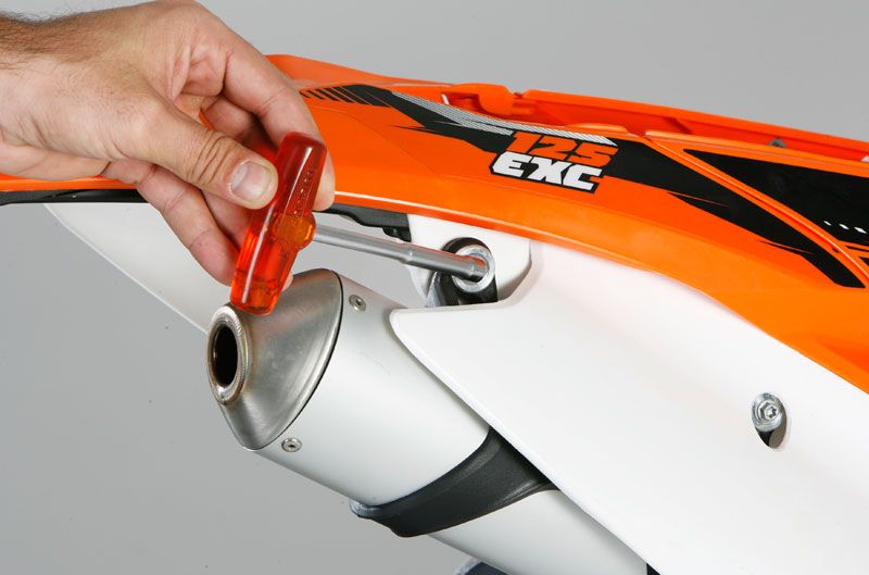 KTM 125 EXC. Prueba