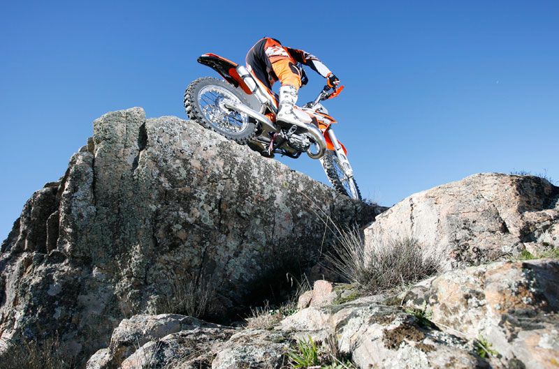 KTM 125 EXC. Prueba