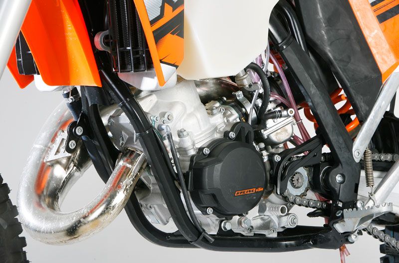 KTM 125 EXC. Prueba