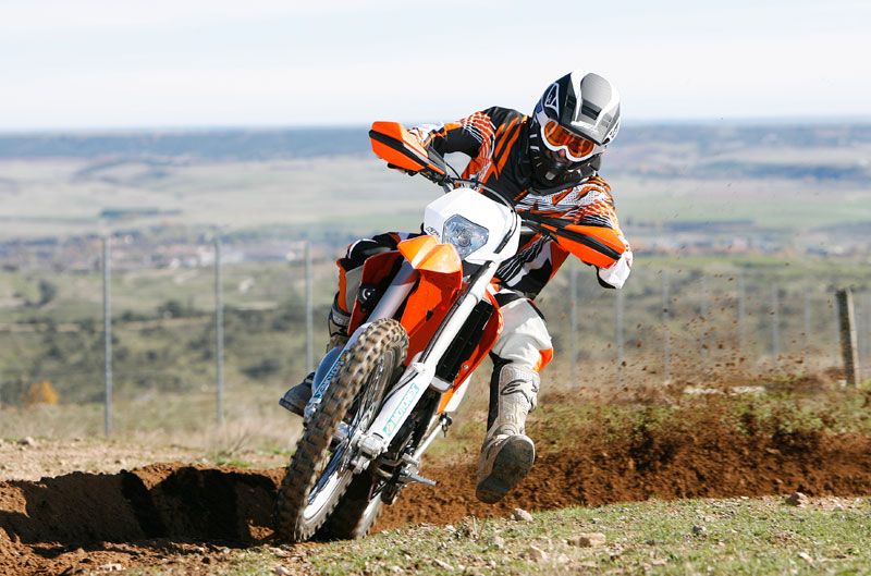KTM 125 EXC. Prueba