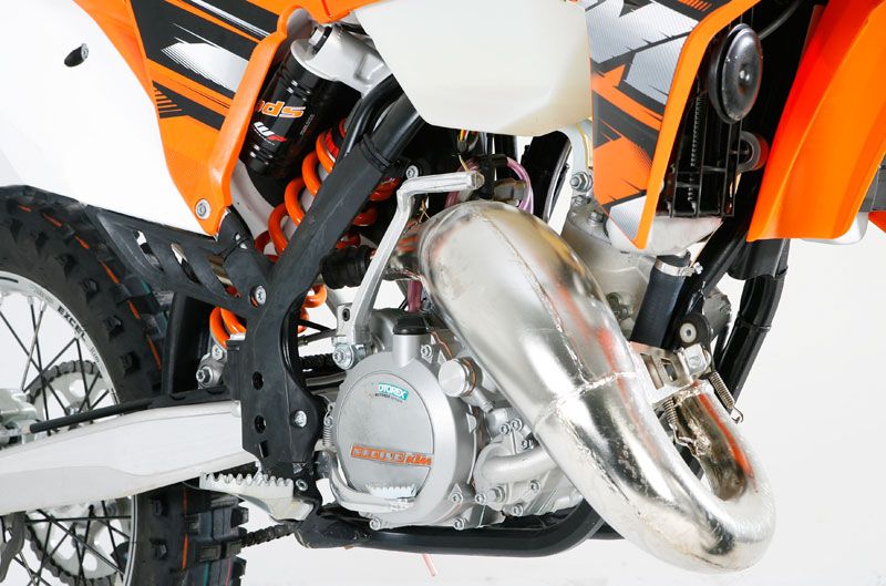 KTM 125 EXC. Prueba