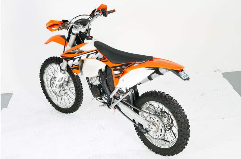 KTM 125 EXC. Prueba