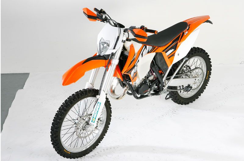 KTM 125 EXC. Prueba