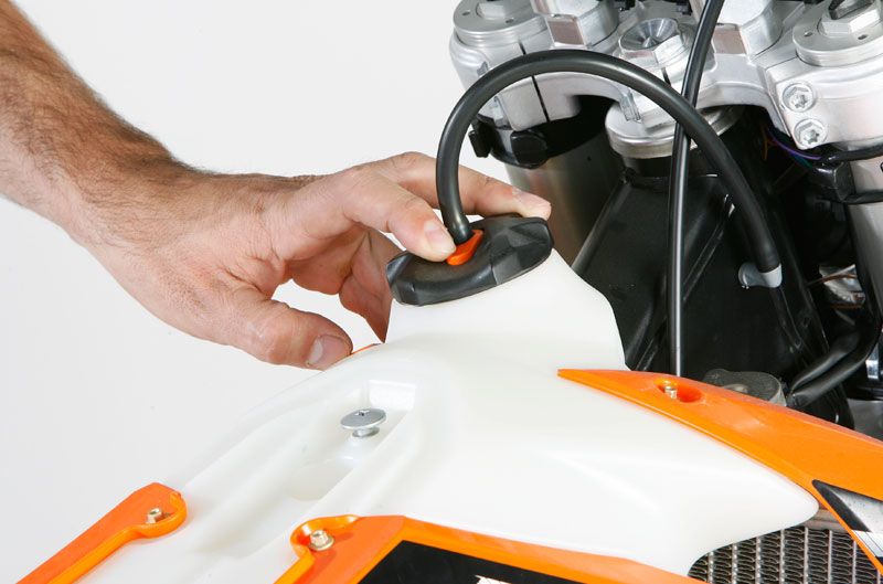 KTM 125 EXC. Prueba