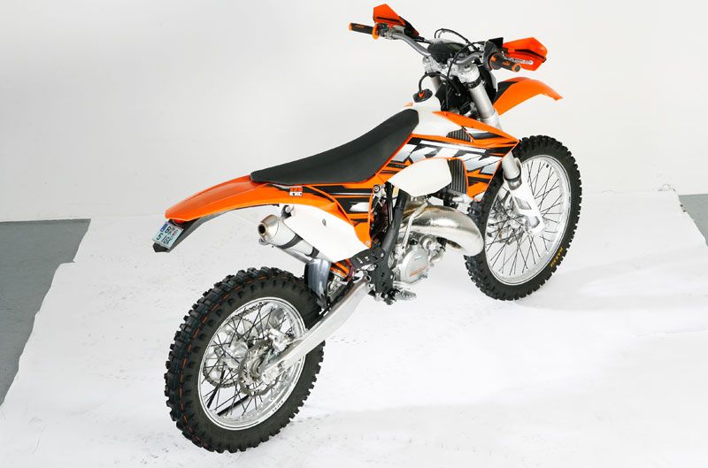 KTM 125 EXC. Prueba