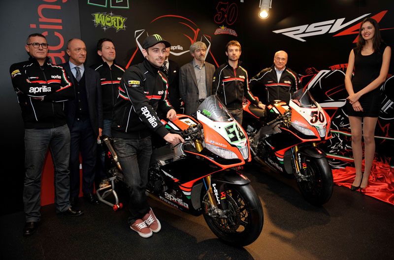 Presentación equipo Aprilia SBK