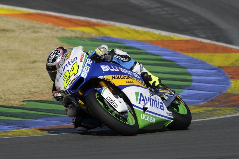Entrenamientos Moto 2 en Valencia. Día 1.