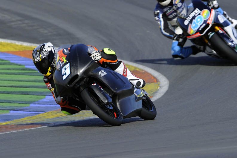 Entrenamiento Moto3 en Valencia. Día 1