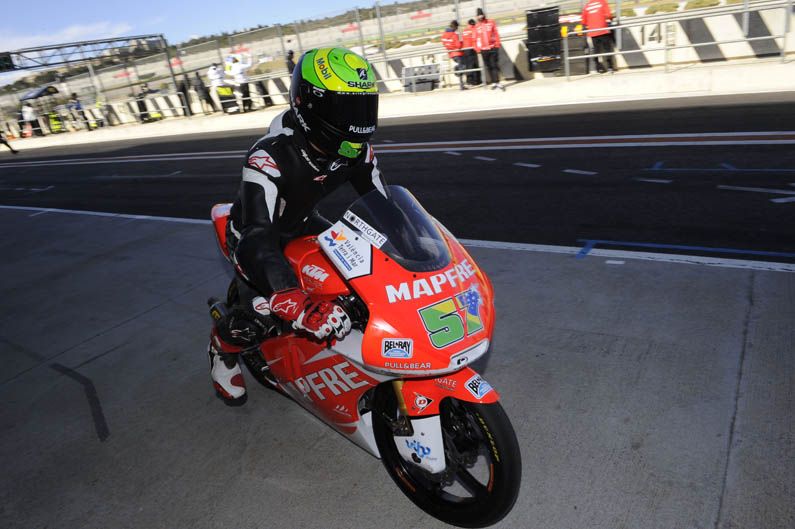 Entrenamiento Moto3 en Valencia. Día 1