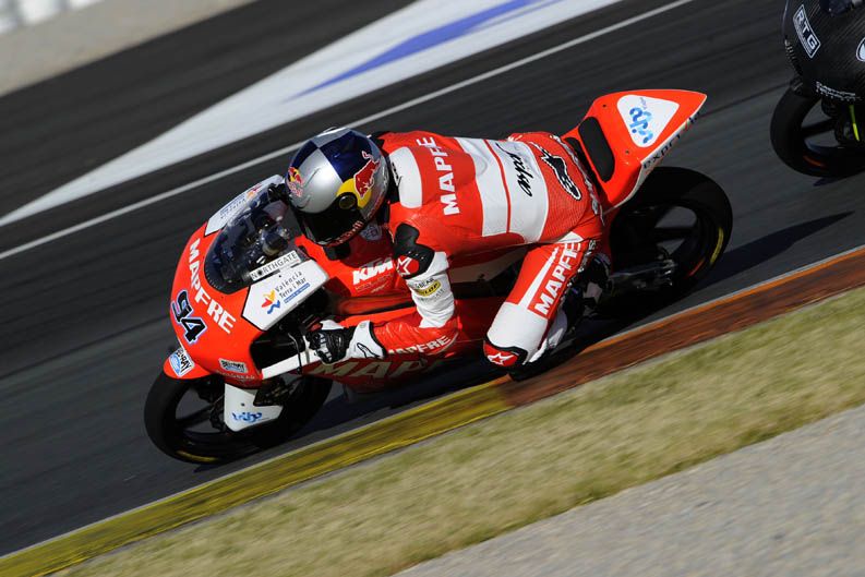 Entrenamiento Moto3 en Valencia. Día 1
