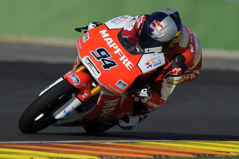 Entrenamiento Moto3 en Valencia. Día 1