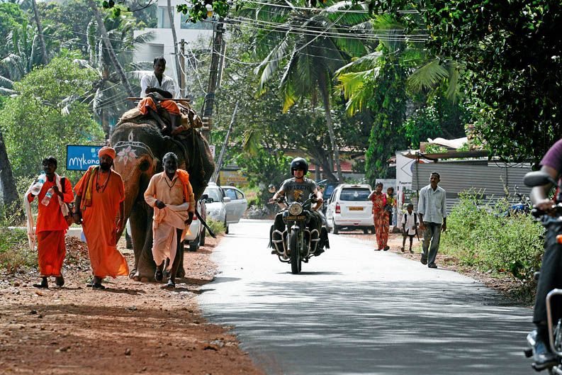 India en moto
