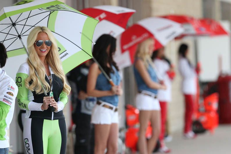 Las chicas del GP de las Américas