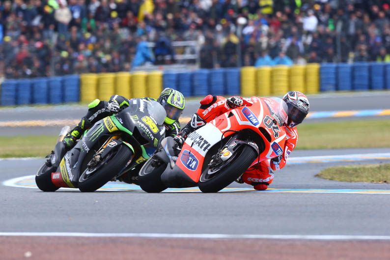 Dovizioso y Crutchlow. GP Francia MotoGP 2013