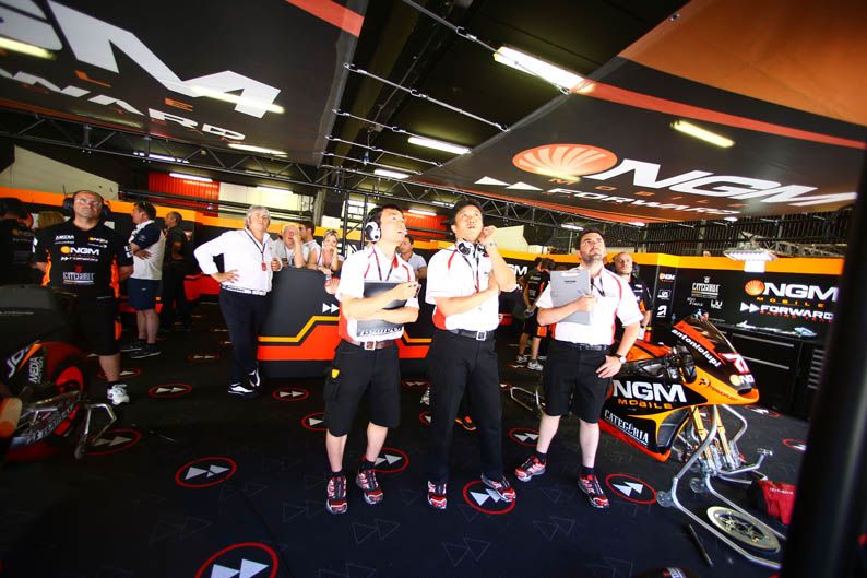Ambiente en el paddock de Montmelo