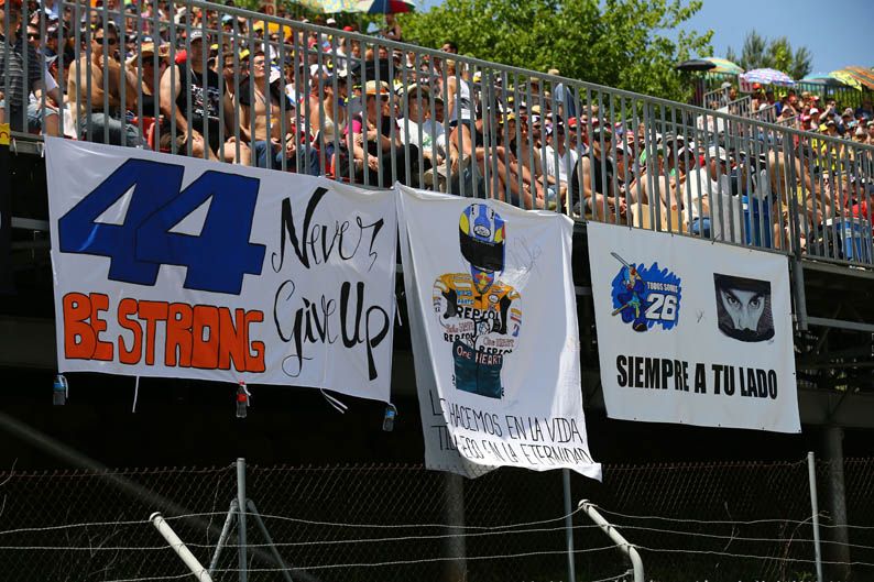 Ambiente en el paddock de Montmelo