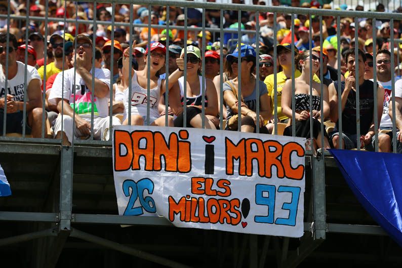 Ambiente en el paddock de MontmeloAmbiente en el paddock de Montmelo