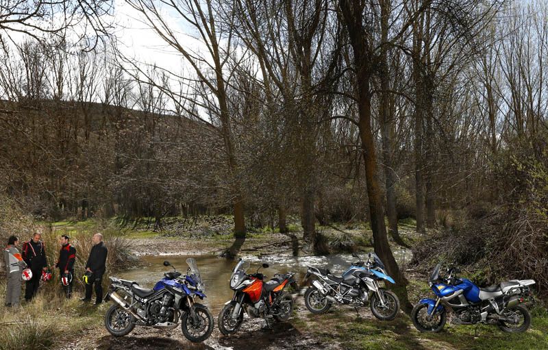 BMW R 1200 GS, KTM 1090 Adventure, Triumph Tiger Explorer y Yamaha XT1200Z Super Ténéré