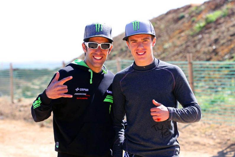 Kawasaki España. Cristian Oliva y Lluís Riera