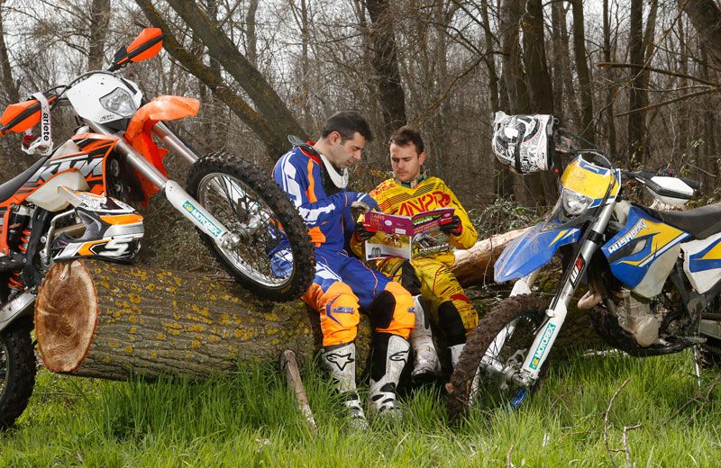 Comparativa Moto Verde: Husaberg FE 501 y KTM 500 EXC. Galería de fotos